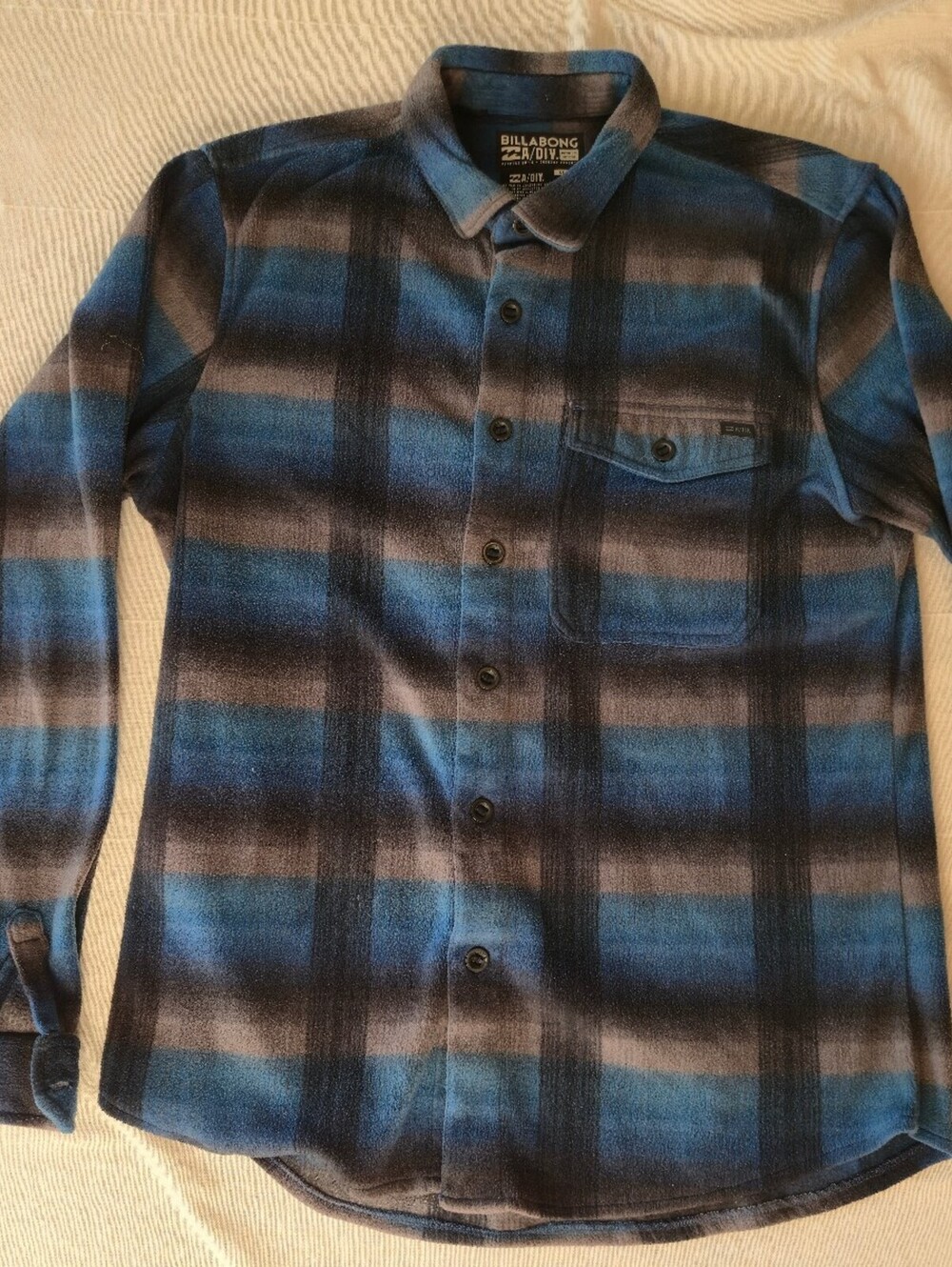 Billabong A/Div Outdoor Fleece Button-Up Long Sleeve Shirt Medium